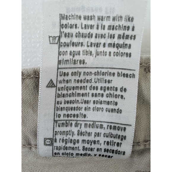 Carhartt Carpenter Pants Mens 34x32 Tan B151 Dungaree Fit Utility Work Cotton - Picture 10 of 14